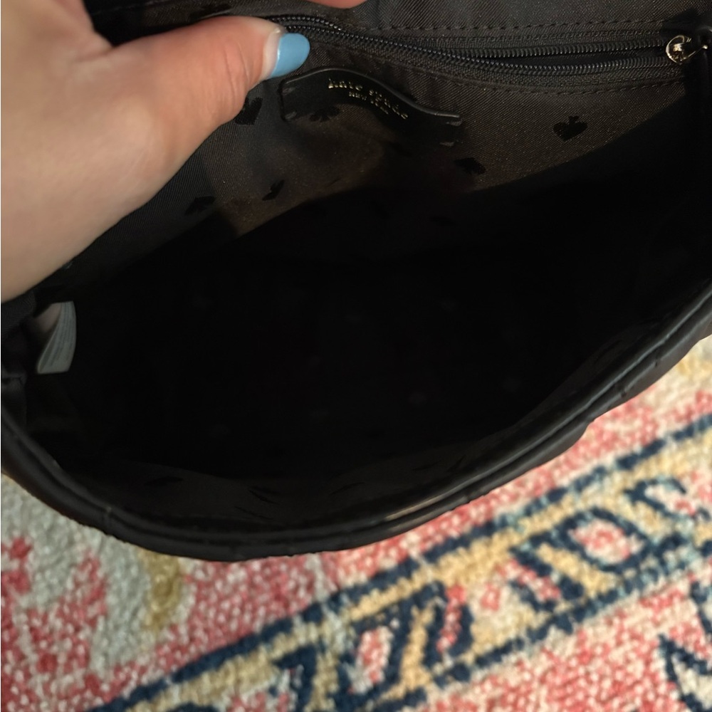Kate Spade Black Quilted Backpack - Picture 4 of 5